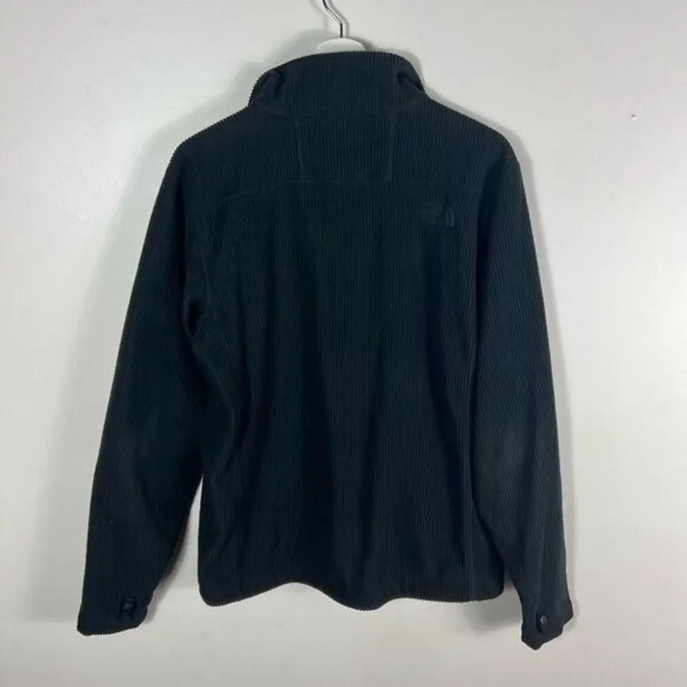 Mens The North Face Zippered Black Jacket/Sweater Lightweight Undergarment